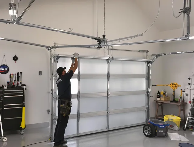 Waterbury Garage Door Repair certified team performing precision garage door installation in Waterbury
