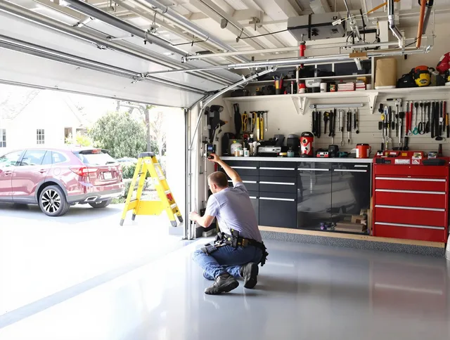 Local garage door repair service by Waterbury Garage Door Repair in Waterbury